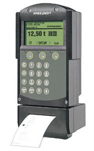 Imagen bascula pesaje pala cargadora